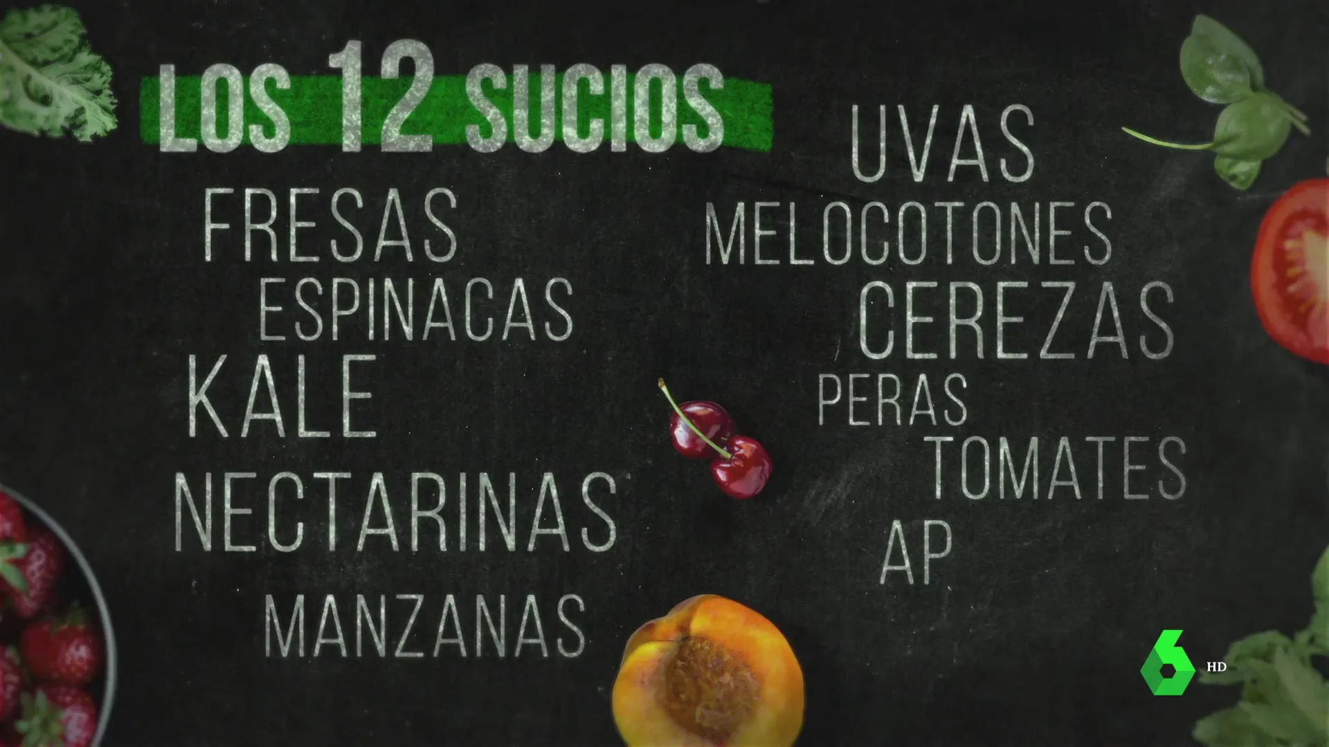  Estas son las frutas, verduras y hortalizas que más pesticidas llevan