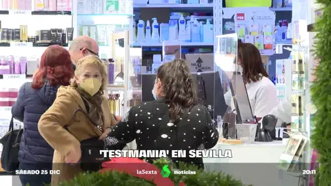 Locura en Sevilla después de que una farmacia consiga test de antígenos en China y ponga a la venta 10.000
