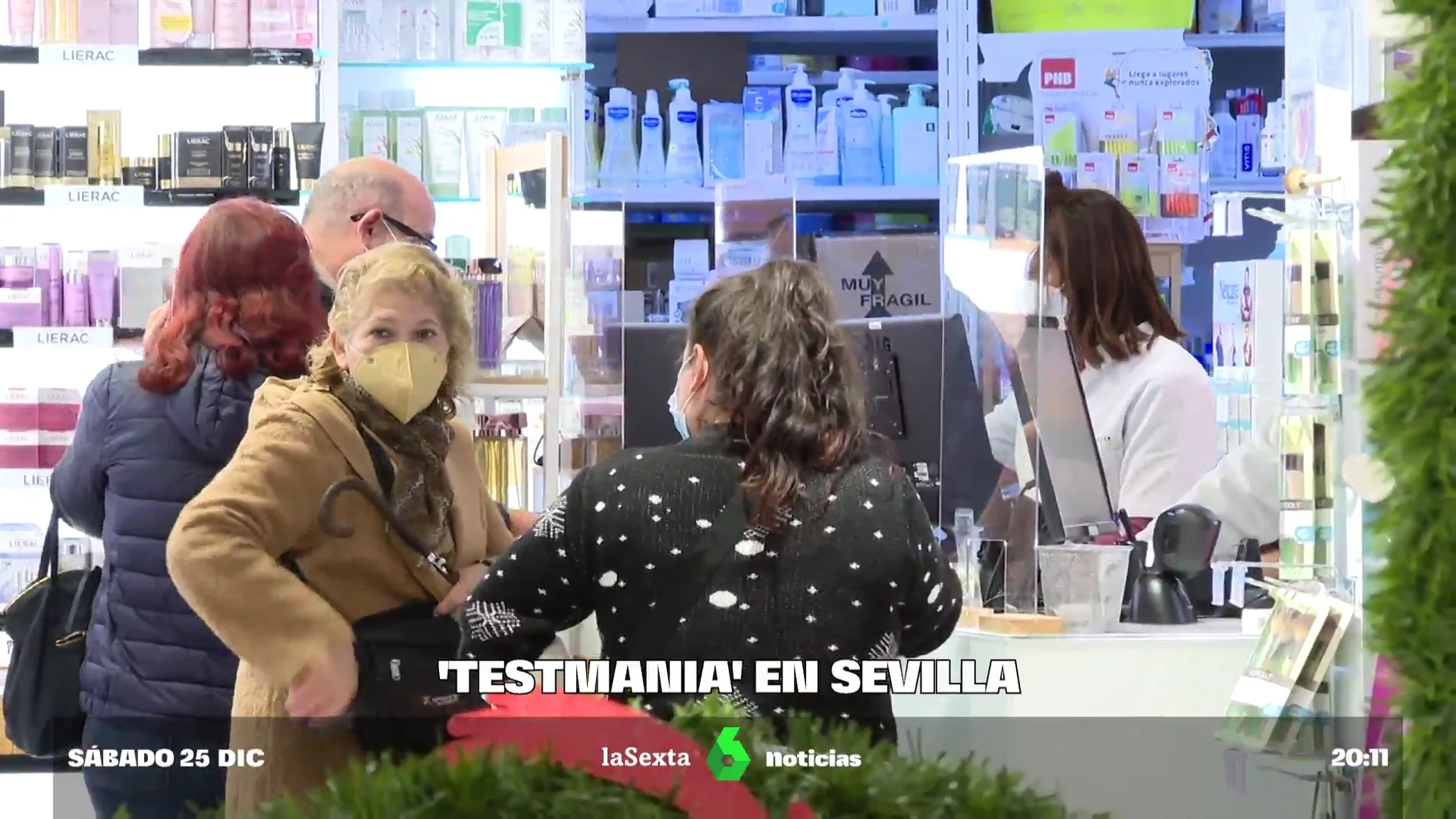 Locura en Sevilla después de que una farmacia consiga test de antígenos en China y ponga a la venta 10.000