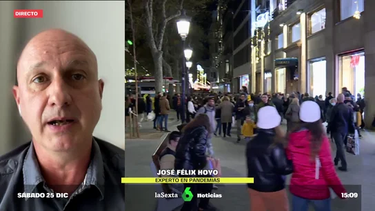 El experto en pandemias José Félix Hoyo da una fecha para conocer si la variante ómicron del COVID-19 es más peligrosa El experto en pandemias José Félix Hoyo da una fecha para conocer si la variante ómicron del COVID-19 es más peligrosa