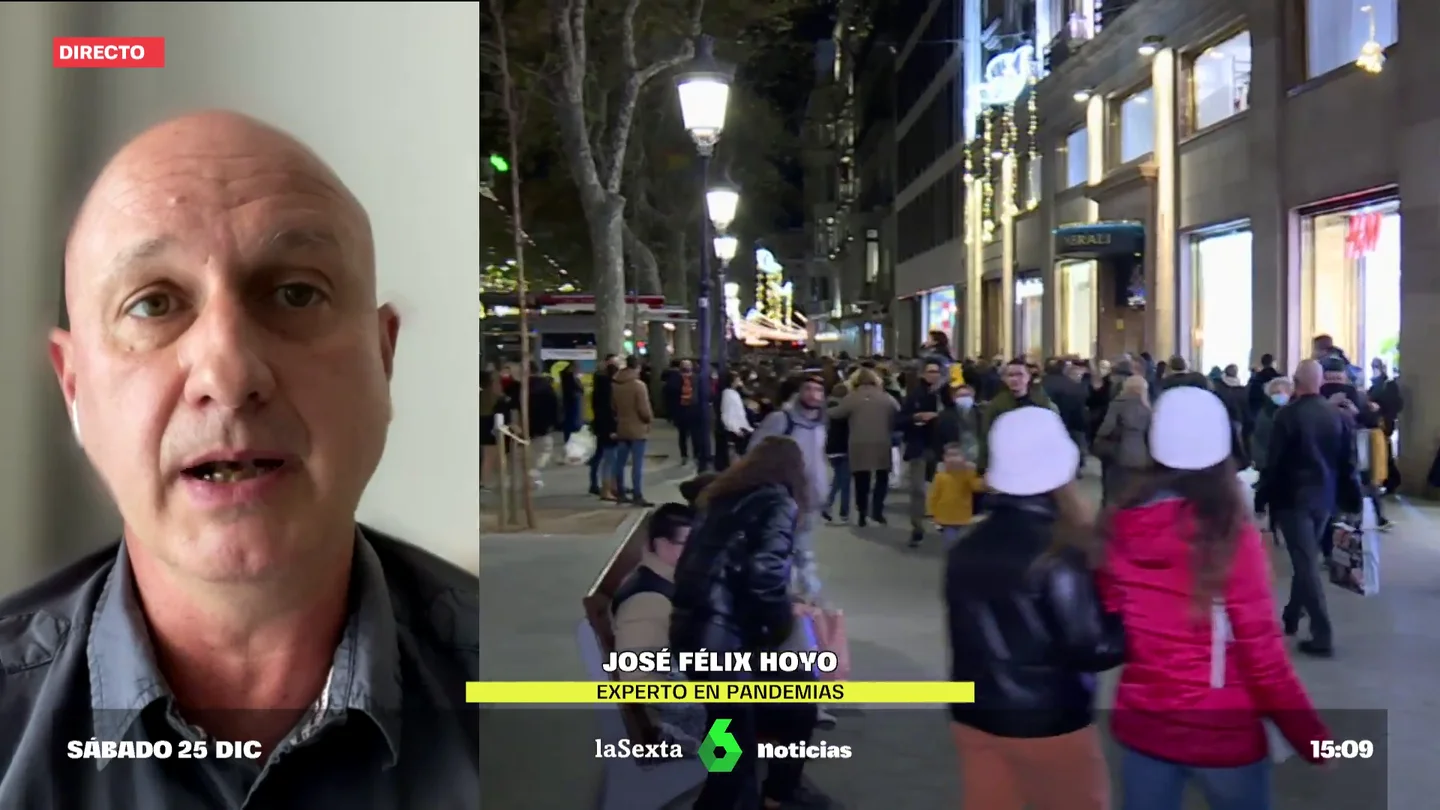 El experto en pandemias José Félix Hoyo da una fecha para conocer si la variante ómicron del COVID-19 es más peligrosa El experto en pandemias José Félix Hoyo da una fecha para conocer si la variante ómicron del COVID-19 es más peligrosa
