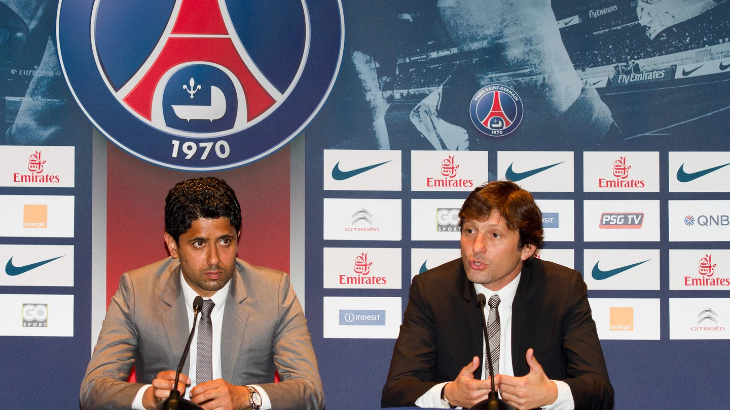 Nasser Al-Khelaïfi y Leonardo Nasser Al-Khelaïfi y Leonardo