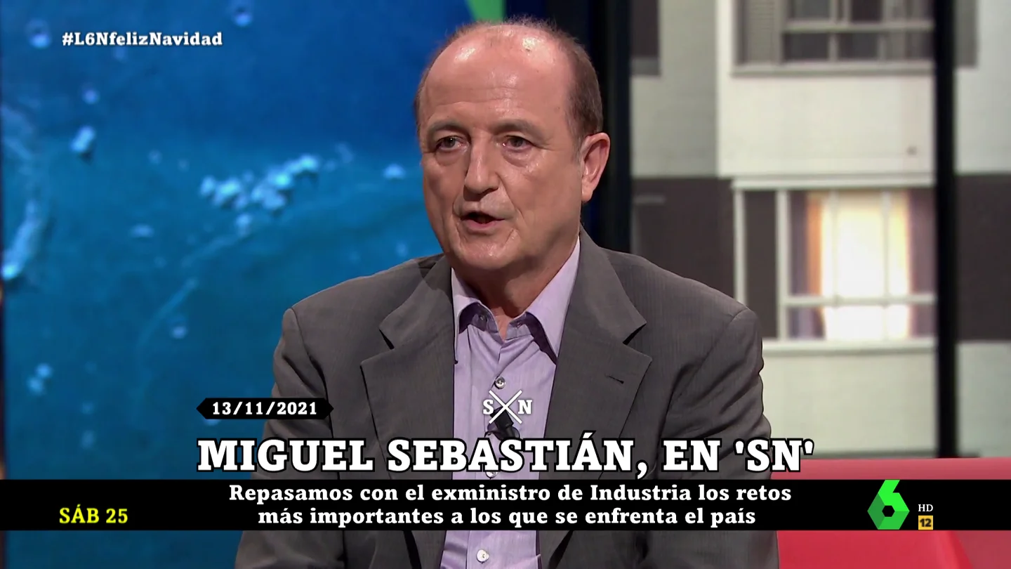 Miguel Sebastián en laSexta Noche Miguel Sebastián en laSexta Noche