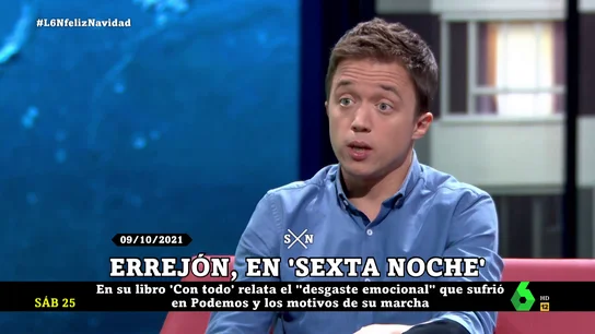 Íñigo Errejón en laSexta Noche Íñigo Errejón en laSexta Noche