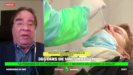 El vacunólogo Amós García Rojas pone fecha al pico de la sexta ola del COVID-19: "A finales de enero disminuirán los casos" El vacunólogo Amós García Rojas pone fecha al pico de la sexta ola del COVID-19: "A finales de enero disminuirán los casos"