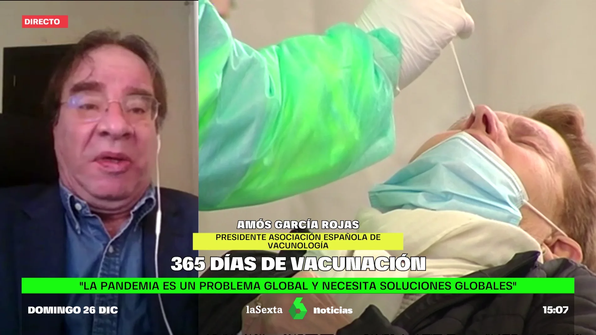 El vacunólogo Amós García Rojas pone fecha al pico de la sexta ola del COVID-19: "A finales de enero disminuirán los casos"