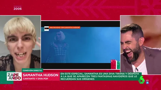 La confesión de Samantha Hudson desata las risas de Zapeando: "Marta Sánchez no me cae bien, pero separo la obra de la artista" La confesión de Samantha Hudson desata las risas de Zapeando: "Marta Sánchez no me cae bien, pero separo la obra de la artista"