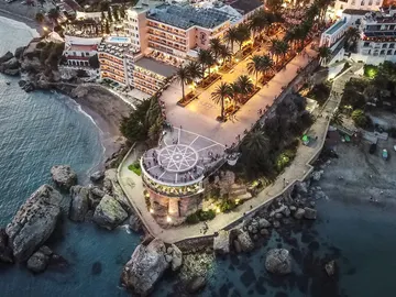 Así es el Balcón de Europa de Nerja Así es el Balcón de Europa de Nerja