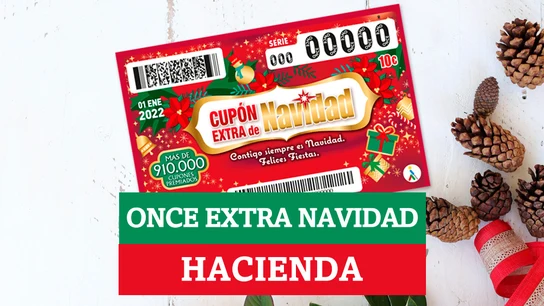 Cupón Extra de Navidad de la ONCE: ¿cuánto se queda Hacienda? Cupón Extra de Navidad de la ONCE: ¿cuánto se queda Hacienda?