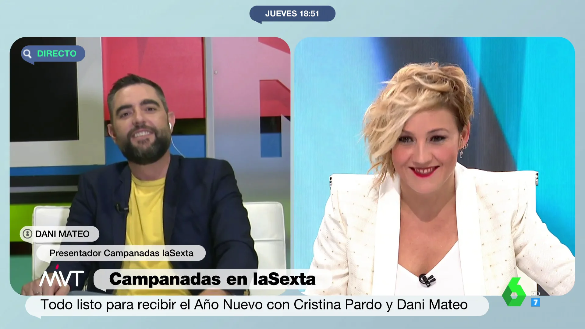 Dani Mateo y Cristina Pardo