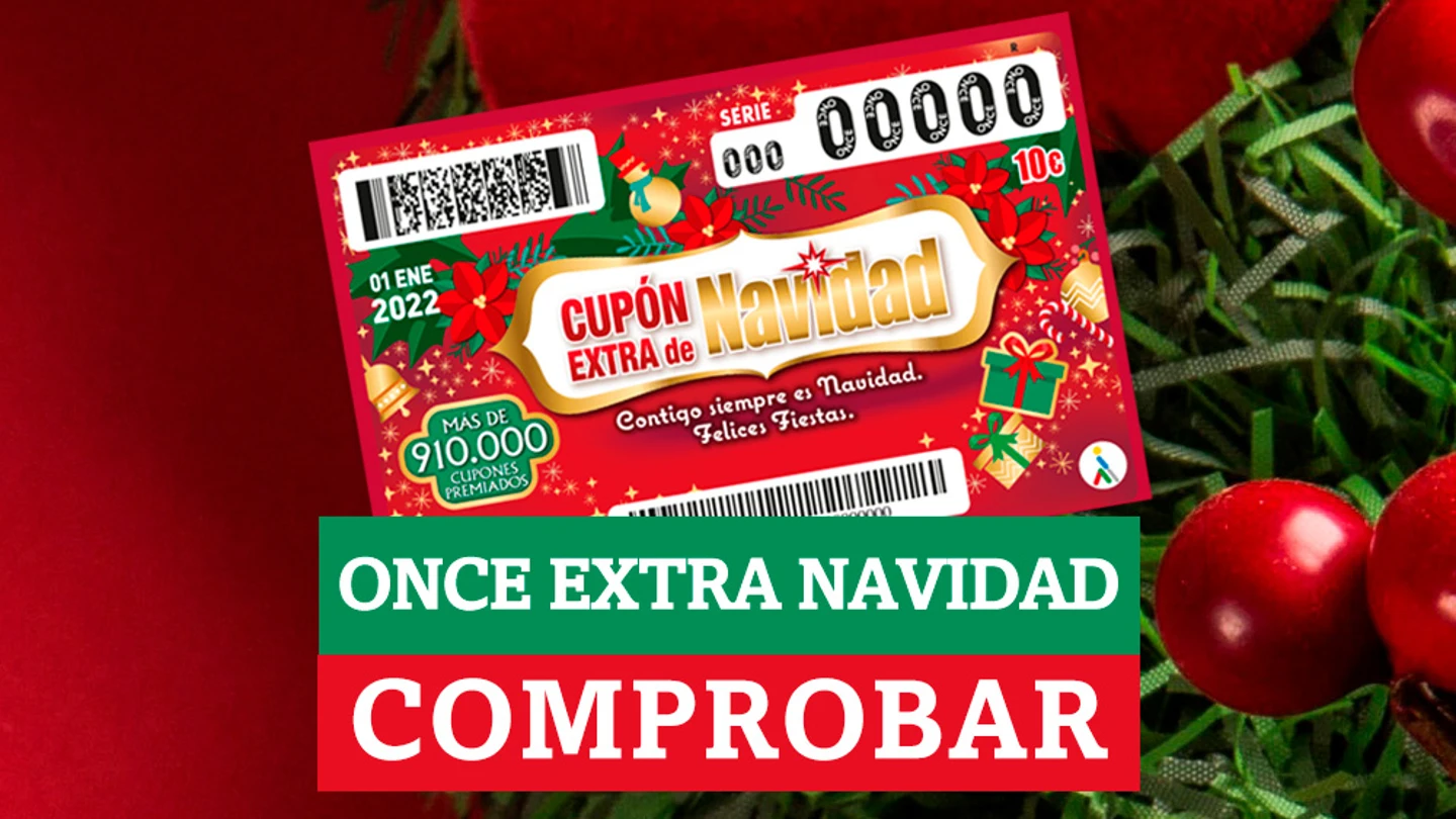 Comprobar Cupón Extra de Navidad de la ONCE de hoy, Sorteo 1 de enero de 2022 Comprobar Cupón Extra de Navidad de la ONCE de hoy, Sorteo 1 de enero de 2022