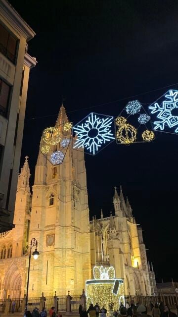 León en Navidad