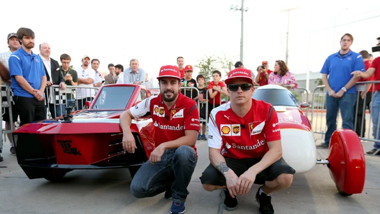 Fernando Alonso y Kimi Raikkonen Fernando Alonso y Kimi Raikkonen