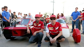 Fernando Alonso y Kimi Raikkonen