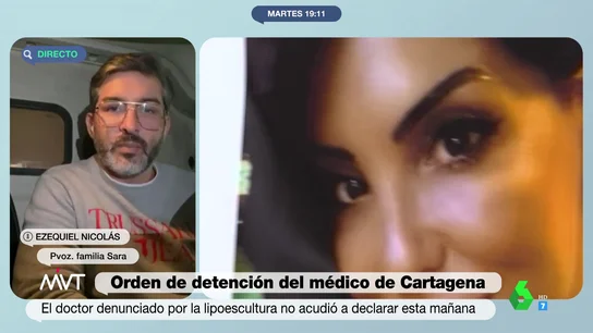 La familia de Sara, sobre el médico que la operó: "Alguien le dijo que parase y él no paró" La familia de Sara, sobre el médico que la operó: "Alguien le dijo que parase y él no paró"