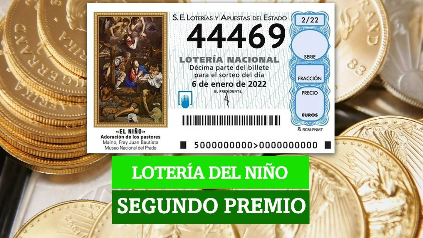 Segundo premio de la Lotería del Niño Segundo premio de la Lotería del Niño