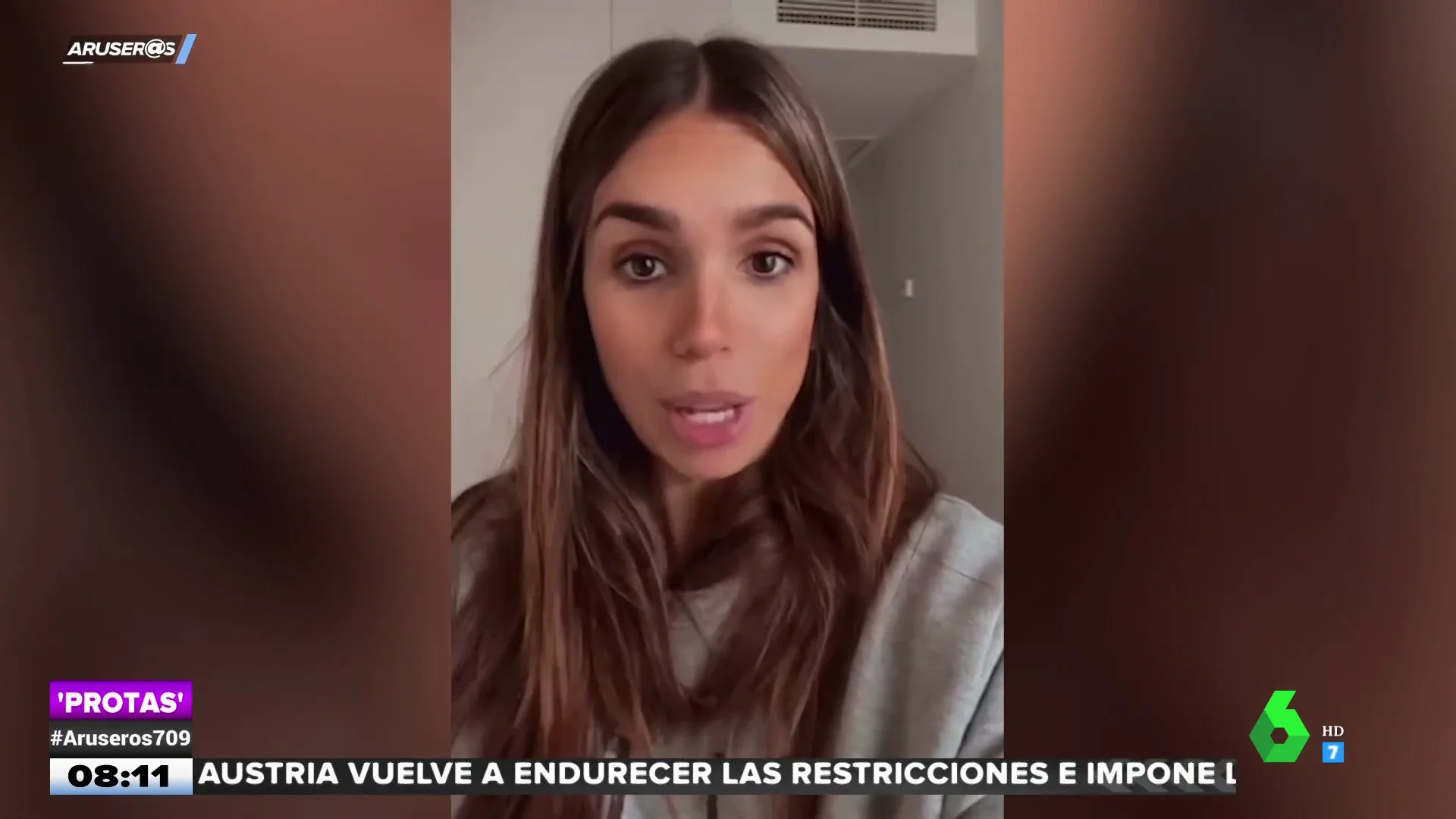 Las palabras con las que Elena Furiase confirma que está embarazada: "Estoy de tres meses"