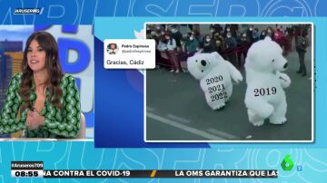 La cabalgata de Cádiz inunda las redes de 'memes': desde el "oso accidentado" a las 'terroríficas' princesas Disney