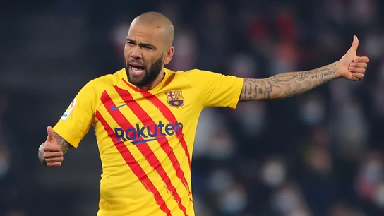 Alves, con el Barça Alves, con el Barça