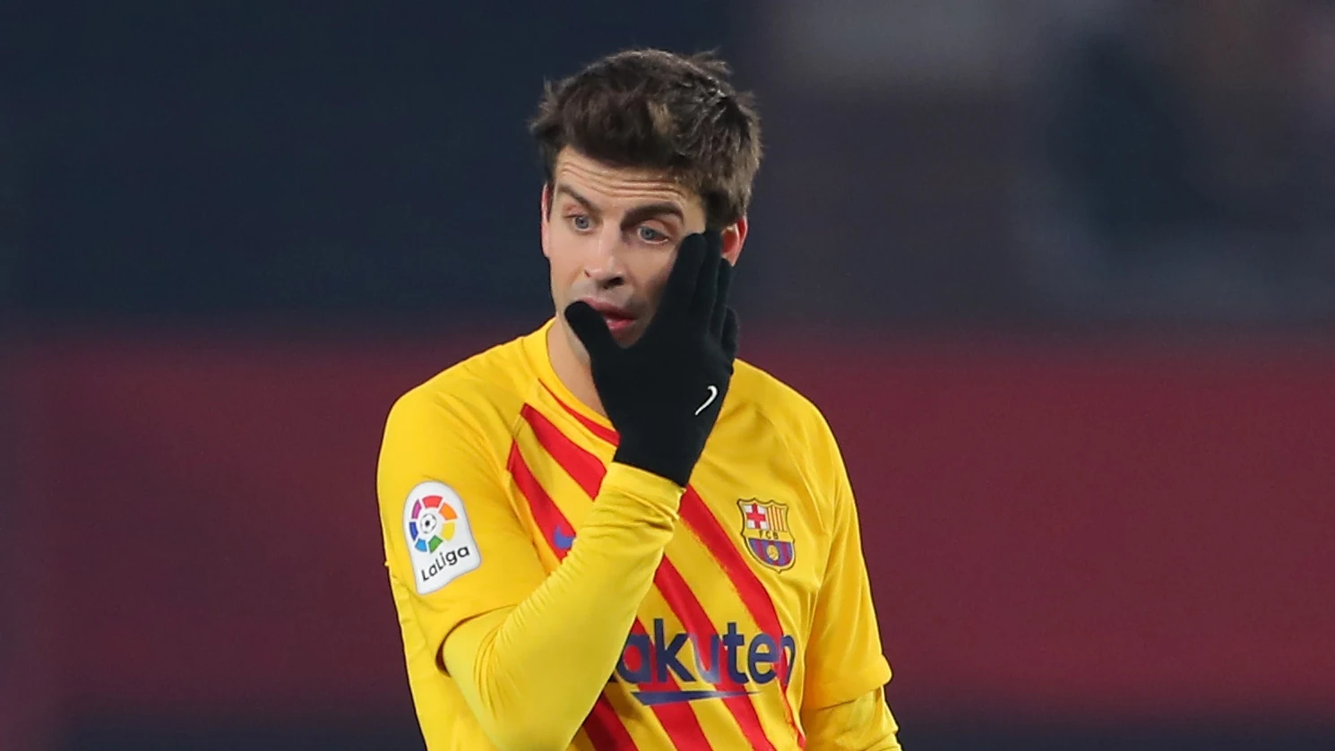 Gerard Piqué, con el Barça