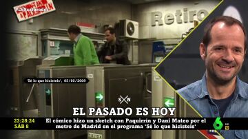 El día en el que Ángel Martín se coló en el Metro de Madrid con Kiko Rivera y Dani Mateo