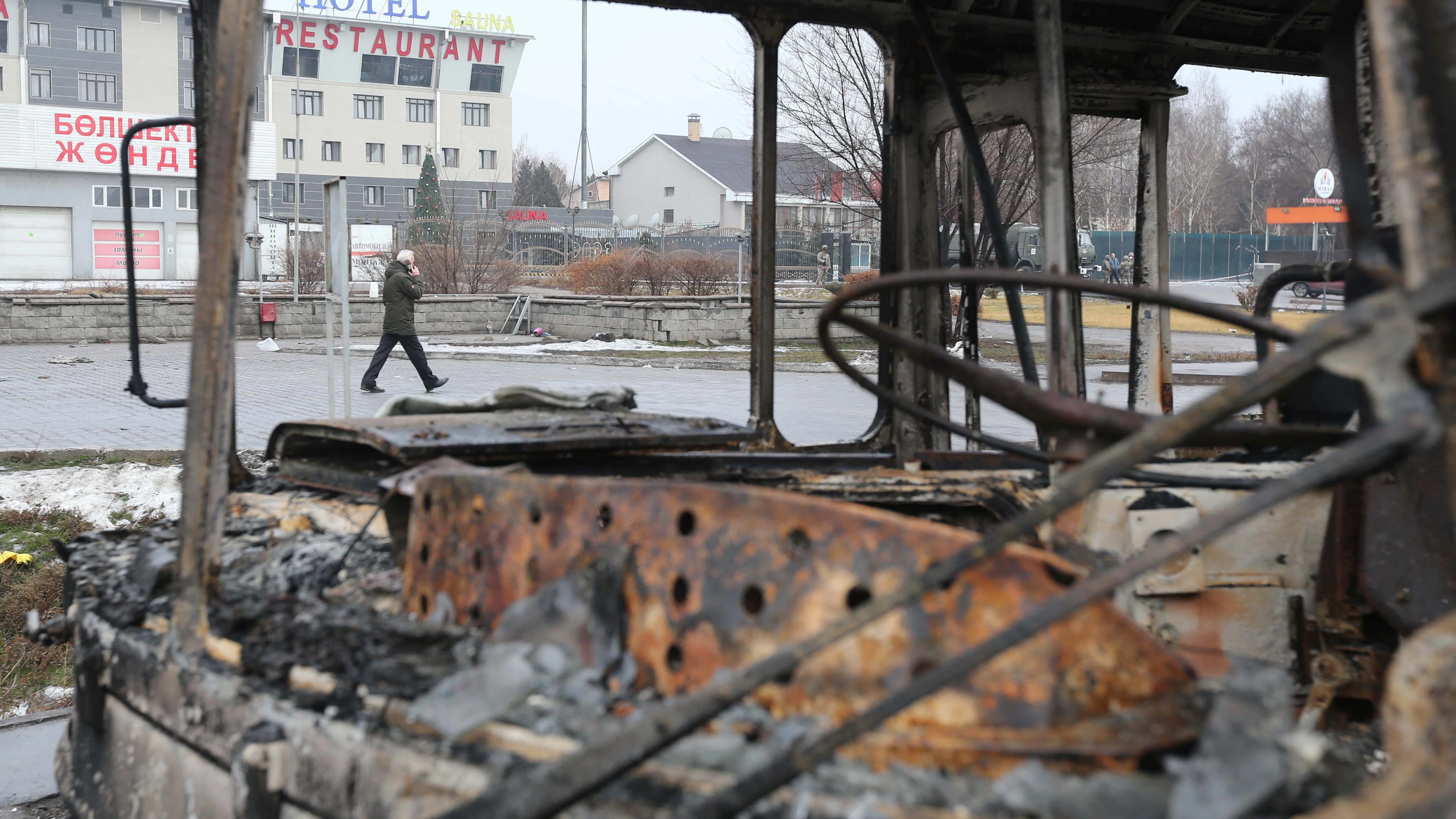 Protestas en Kazajistán.