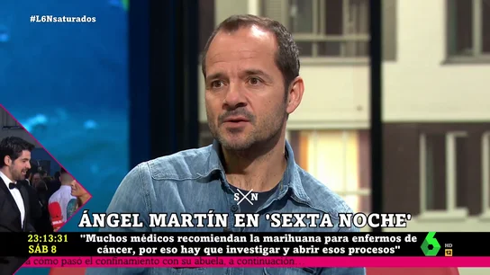 Ángel Martín desmonta el mito de la creatividad bajo los efectos de las drogas: "Algunos buscamos una justificación" Ángel Martín desmonta el mito de la creatividad bajo los efectos de las drogas: "Algunos buscamos una justificación"
