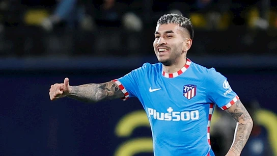 Ángel Correa celebra un gol Ángel Correa celebra un gol