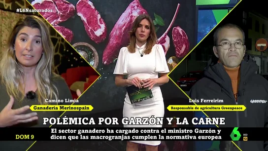 Cara a cara entre una ganadera y un miembro de Greenpeace por las macrogranjas en España Cara a cara entre una ganadera y un miembro de Greenpeace por las macrogranjas en España