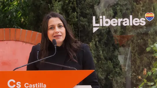 Inés Arrimadas, durante la presentación de la candidatura de Cs a las Cortes de Castilla y León Inés Arrimadas, durante la presentación de la candidatura de Cs a las Cortes de Castilla y León
