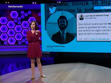 Cristina Gallego muestra los tuits de García Gallardo (Vox) que demuestran que es &quot;machista, racista y homófobo nivel experto&quot;
