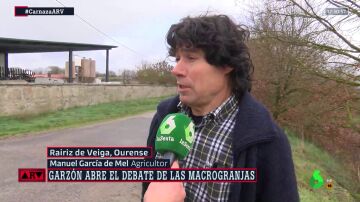 La defensa de un agricultor gallego al ministro Garzón sobre las macrogranjas: "Tiene moita razón"