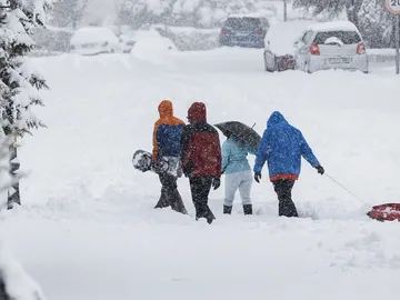 La gran nevada Filomena en Madrid La gran nevada Filomena en Madrid