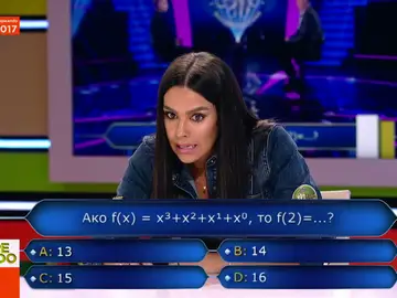 Este es el enigma matemático que está causando furor en Twitter y que Cristina Pedroche es la única en descifrar en Zapeando