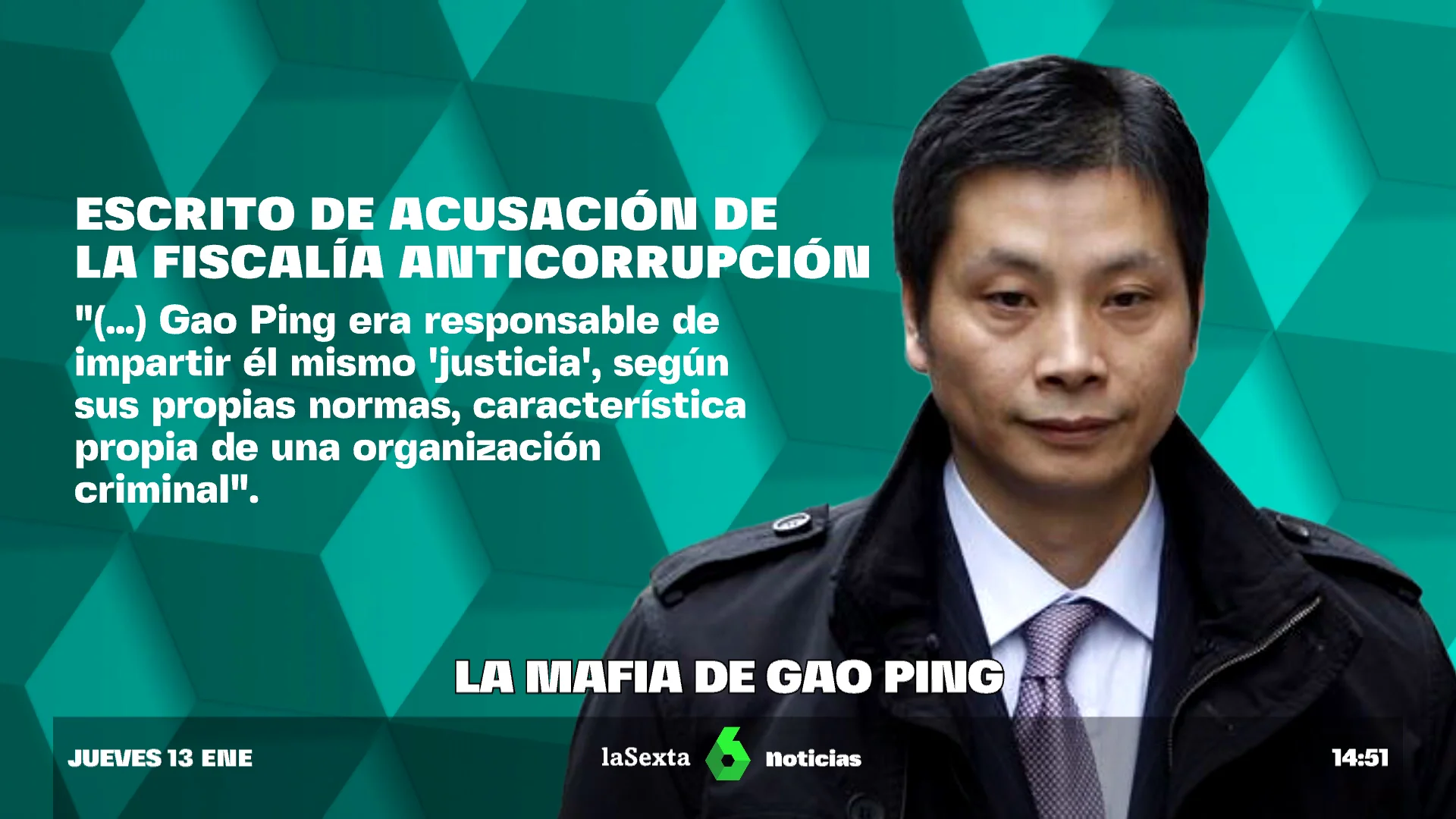 Gao Ping se enfrenta a 47 años de cárcel