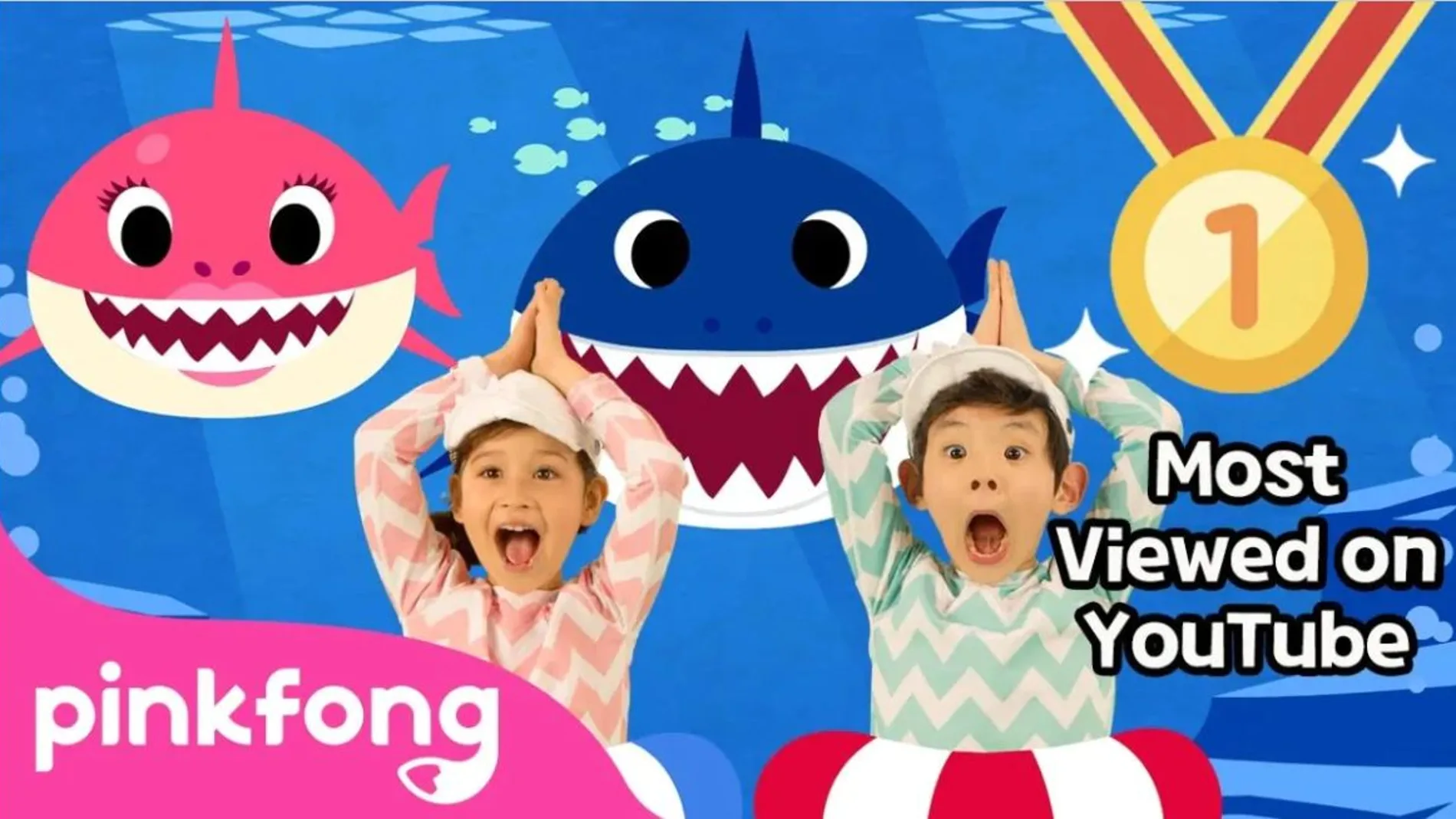 'Baby Shark' (du du dududu) hace historia con 10.000 millones de visualizaciones en Youtube