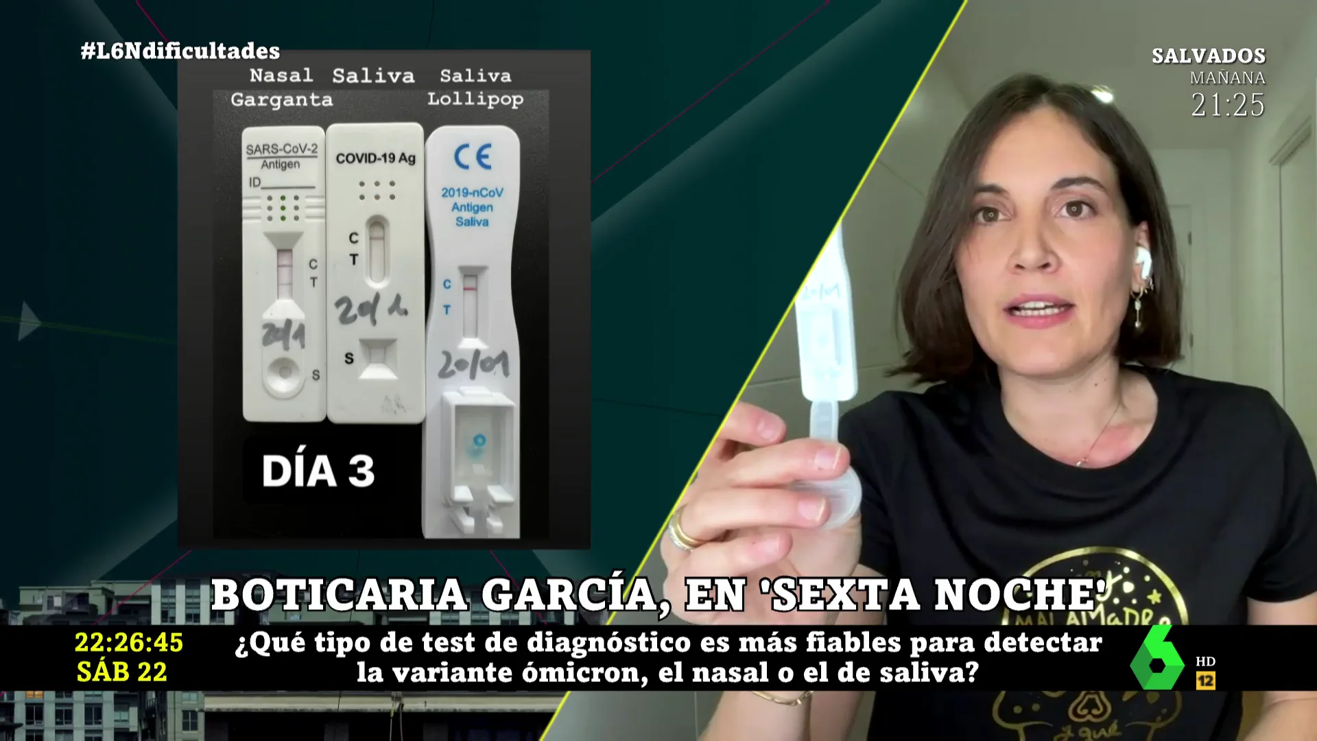 ¿Son efectivos los test de saliva para detectar ómicron? Boticaria García explica cómo funcionan y sus diferencias