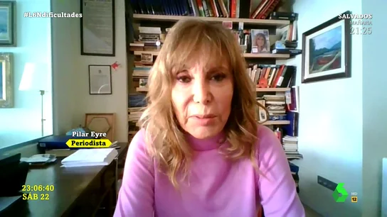 Pilar Eyre, sobre la imagen de Urdangarin con otra mujer: "En Zarzuela están brindando con champán" Pilar Eyre, sobre la imagen de Urdangarin con otra mujer: "En Zarzuela están brindando con champán"