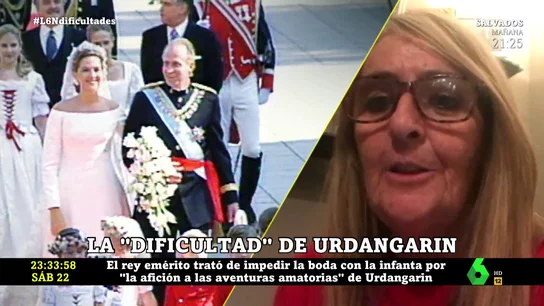 "El rey hizo una campaña para evitar a toda costa esa boda": Consuelo Font desvela la reacción de la familia real a la entrada de Urdangarin "El rey hizo una campaña para evitar a toda costa esa boda": Consuelo Font desvela la reacción de la familia real a la entrada de Urdangarin