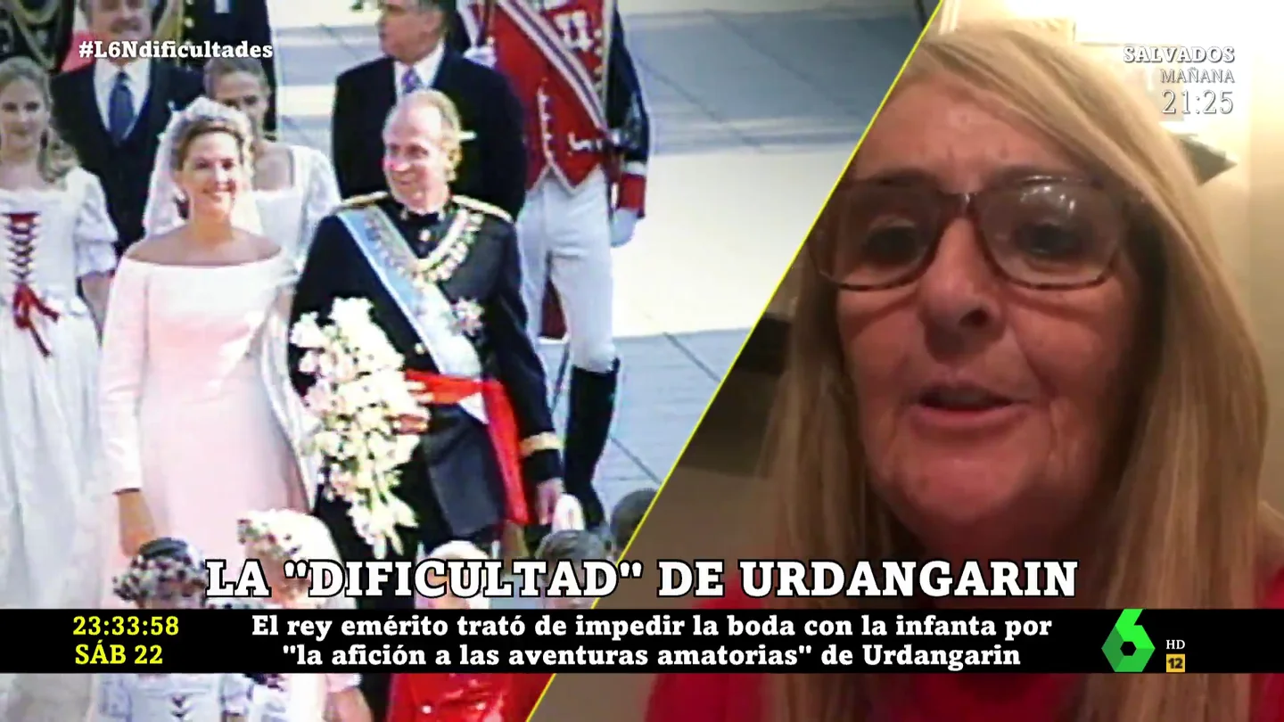 "El rey hizo una campaña para evitar a toda costa esa boda": Consuelo Font desvela la reacción de la familia real a la entrada de Urdangarin "El rey hizo una campaña para evitar a toda costa esa boda": Consuelo Font desvela la reacción de la familia real a la entrada de Urdangarin