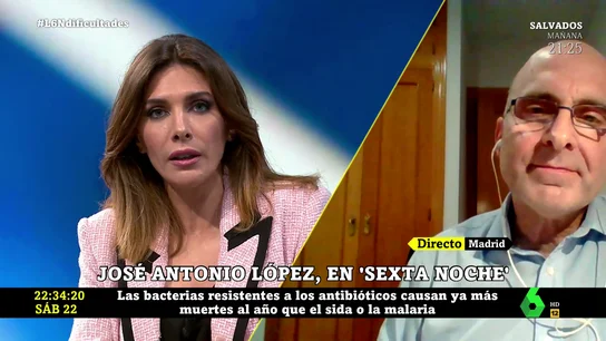 José Antonio López alerta de la hiper-resistencia de las bacterias: "Morir por infecciones que tienen antibióticos efectivos podría hacerse realidad" José Antonio López alerta de la hiper-resistencia de las bacterias: "Morir por infecciones que tienen antibióticos efectivos podría hacerse realidad"