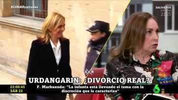 Angélica Rubio: "Un divorcio entre Urdangarin y la infanta Cristina beneficiaría a Felipe VI"