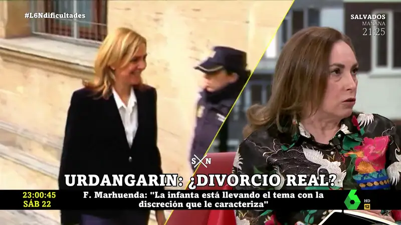 Angélica Rubio: "Un divorcio entre Urdangarin y la infanta Cristina beneficiaría a Felipe VI"
