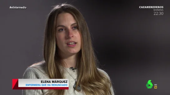 El Intermedio (24-01-22) El duro relato de una enfermera que dejó su trabajo desbordada por la pandemia: "Empecé a tener pesadillas y alucinaciones" El Intermedio (24-01-22) El duro relato de una enfermera que dejó su trabajo desbordada por la pandemia: "Empecé a tener pesadillas y alucinaciones"