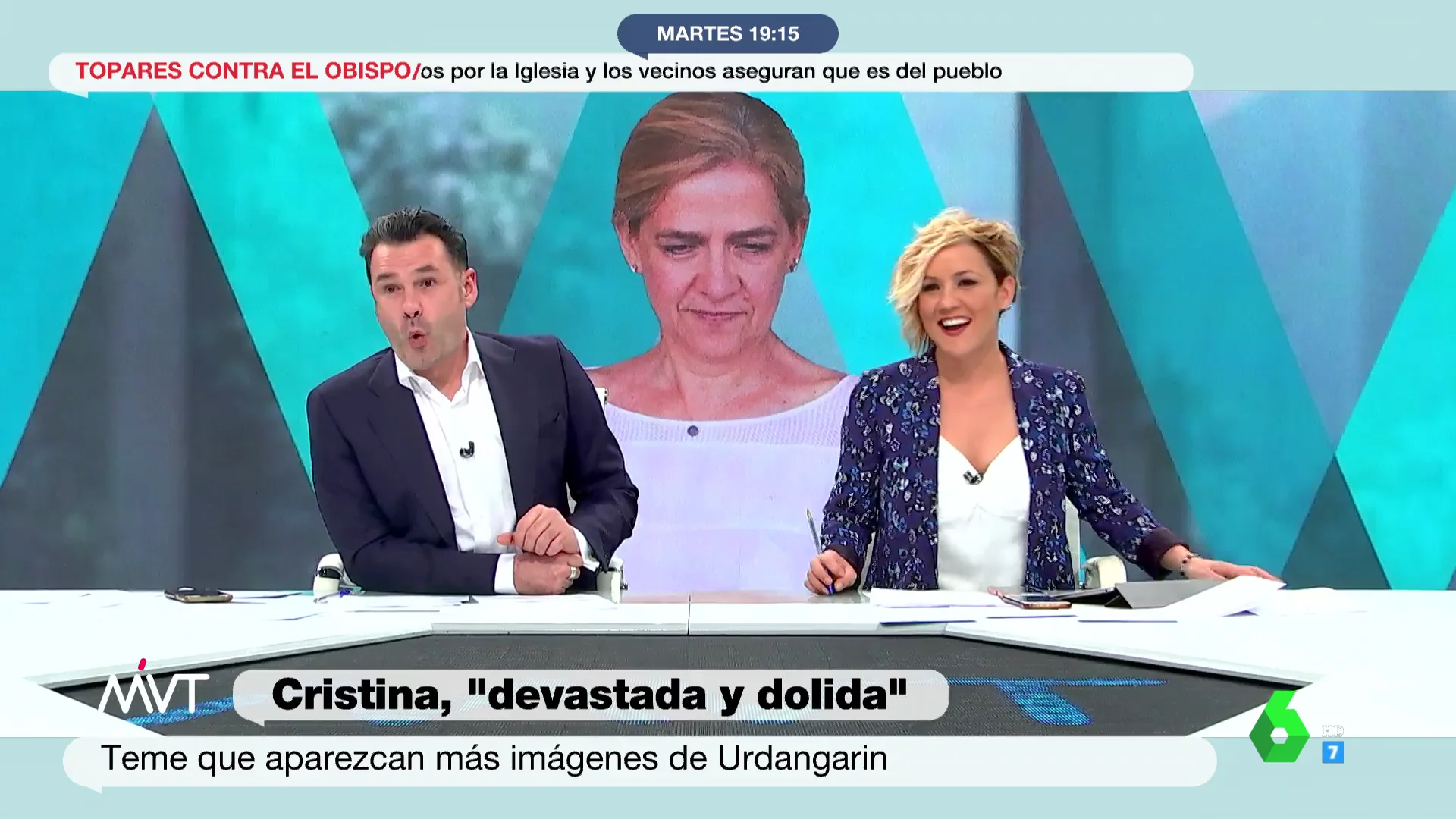 Así es la reacción de Iñaki López al alegato de Loreto Ochando que provoca un ataque de risa en el plató