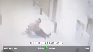 El vídeo del atraco y la brutal agresión que mató a un exconcejal socialista de Granada