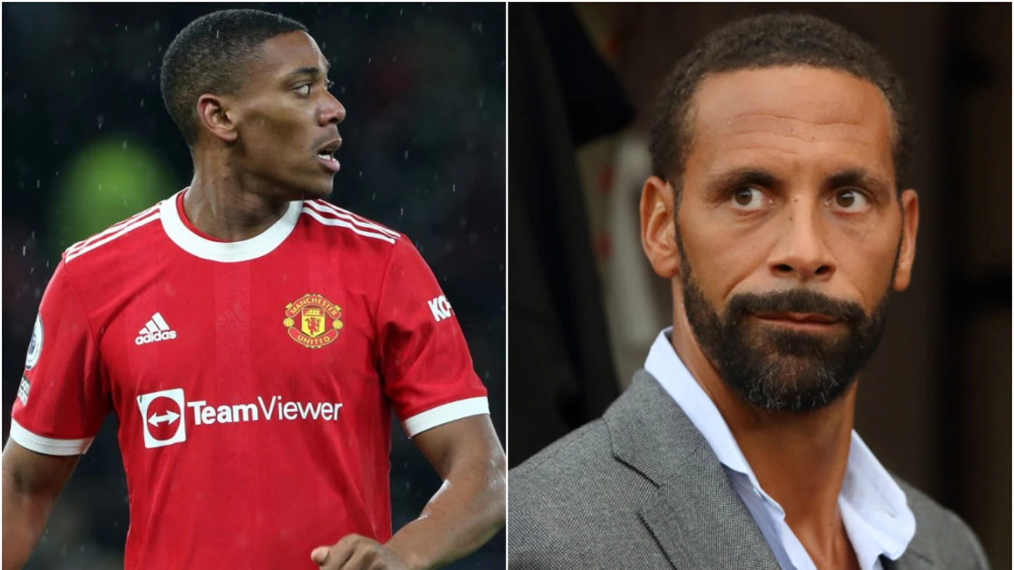 Anthony Martial y Rio Ferdinand Anthony Martial y Rio Ferdinand