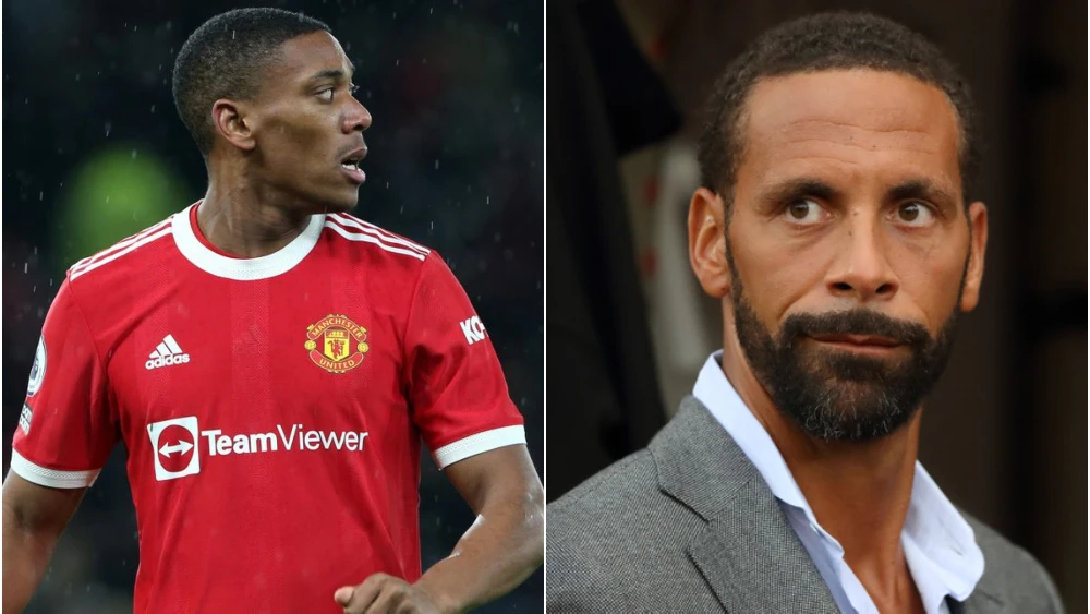 Anthony Martial y Rio Ferdinand