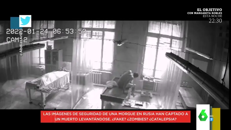 El impactante vídeo de un hombre que se despierta en mitad de una morgue