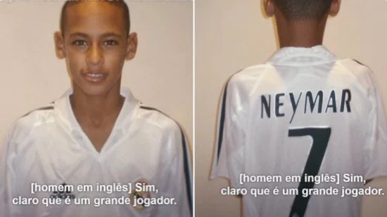 Neymar, en las pruebas del Real Madrid